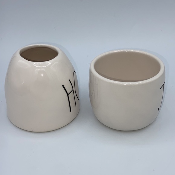 RAE DUNN Set 2 HONEY & JELLY Jars Vase Containers - Picture 5 of 11